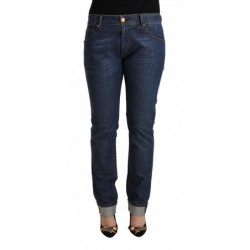 Jeans in denim con orlo...