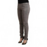 Jeans in denim push up skinny a vita bassa in cotone grigio - W26