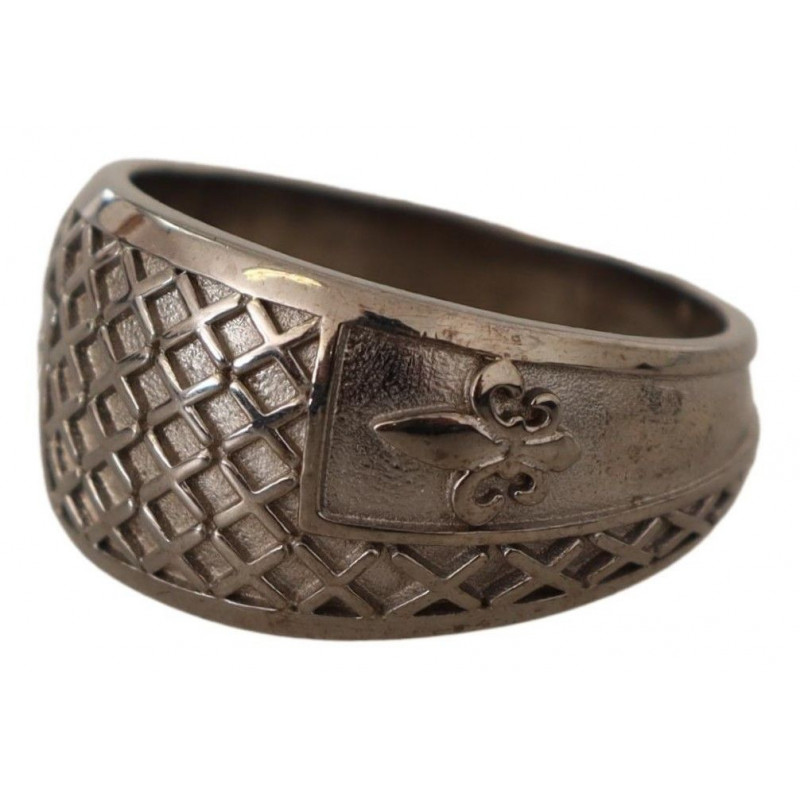 Anello da uomo in argento sterling 925 rodiato - EU66 - US12