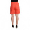Pantaloncini casual cargo a vita alta in cotone arancione - IT42-M