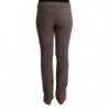 Jeans denim sulla gamba toppe iconiche vita bassa cotone marrone - W31