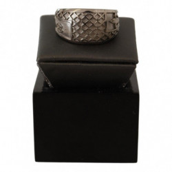 Anello da uomo in argento sterling 925 rodiato - EU66 - US12