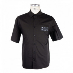 Camicia in cotone nero - S
