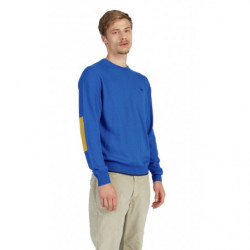 Maglione in cotone azzurro...