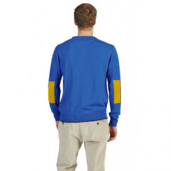 Maglione in cotone azzurro - XL