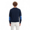 Maglione in cotone blu - XL