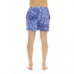 Costume da bagno in poliestere azzurro - XL