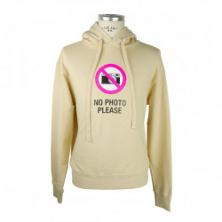 Maglione in cotone beige - S