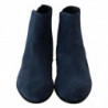 Scarpe stivali borchiati decorati pelle scamosciata blu - EU38.5/US8
