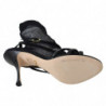 Sandali con stivaletti corti in pelle scamosciata neri - EU39.5/US9