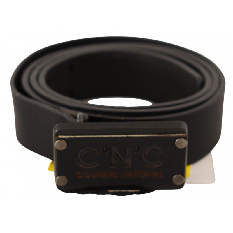 Cintura Cintura in vita con fibbia rustica nera - 100 CM / 40 INCHES