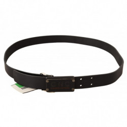 Cintura Cintura in vita con fibbia rustica nera - 100 CM / 40 INCHES