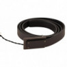 Cintura fibbia logo pelle marrone scuro - 100 CM / 40 INCHES