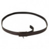 Cintura fibbia logo pelle marrone scuro - 100 CM / 40 INCHES