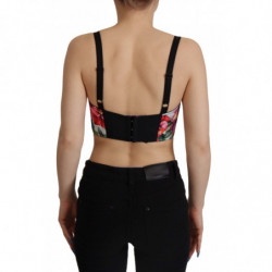 Top patchwork corsetto camicetta corta multicolore - IT40-S