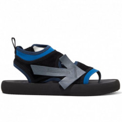 Sandalo in neoprene blu -...