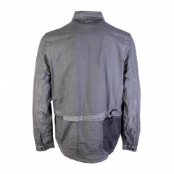 Camicia over nera CP Company in tessuto tecnico - L