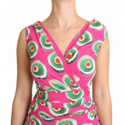 Top per torta siciliana elasticizzata in seta rosa - IT40-S
