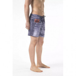 Costume da bagno in poliestere blu - XL