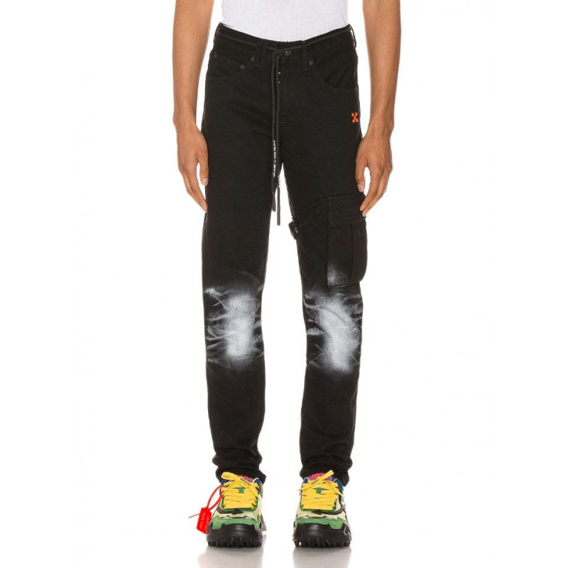 Jeans e pantaloni in cotone nero - W30