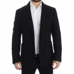 Giacca due bottoni in alpaga bordeaux - IT48 - M