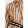 Abito in cotone marrone - XS