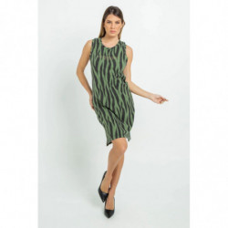 Abito in cotone verde - XL
