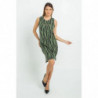 Abito in cotone verde - XL