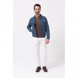 Giacca in cotone blu - XXL