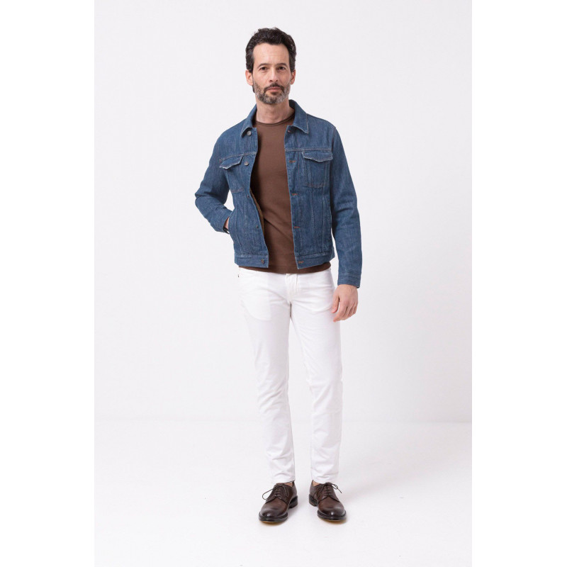 Giacca in cotone blu - XXL