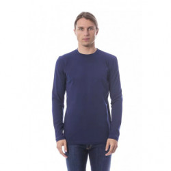 Maglietta in cotone blu - L
