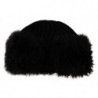 Cappello da donna in pelliccia di cashmere nero - 57 CM-S