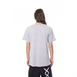 T-shirt in cotone grigio - M