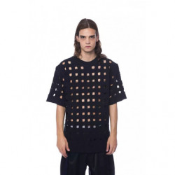 Maglietta in cotone nero - L