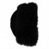 Cappello da donna in pelliccia di cashmere nero - 57 CM-S