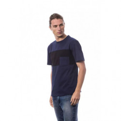 Maglietta in cotone blu - XXL