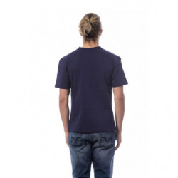 Maglietta in cotone blu - XXL