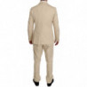 Abito due pezzi in cotone beige a 3 bottoni in tinta unita - IT46 - S
