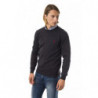 Maglione in lana merino grigia - XXL