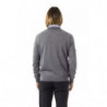 Maglione in lana merino grigia - XL