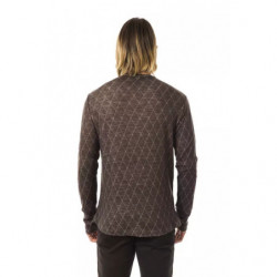 Maglione in cotone marrone - S