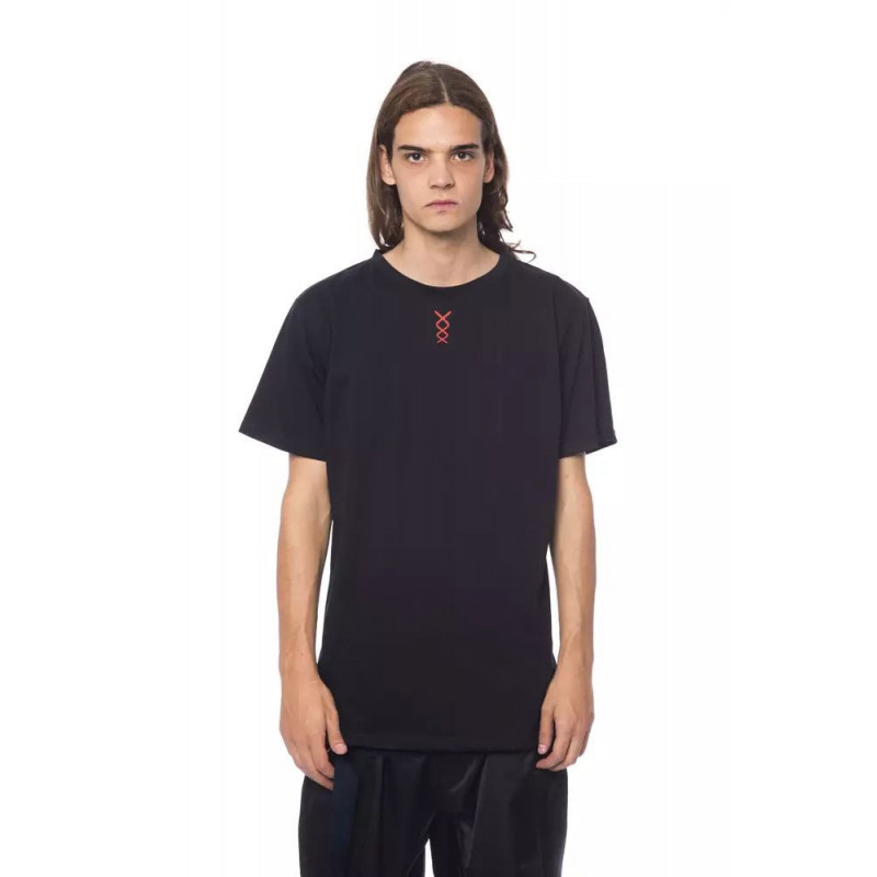 Maglietta in cotone nero - M