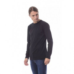 Maglietta in cotone nero - XL