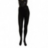 Calzini calza collant elasticizzati in lana nera - S