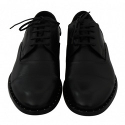 Scarpe formali derby in pelle nera - EU39/US6