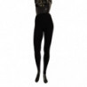 Calzini calza collant neri 100% cashmere - IT40-S