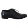 Scarpe derby eleganti in pelle blu lucida - EU39/US6
