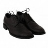 Scarpe eleganti Oxford con punta alare in pelle nera - EU39/US6