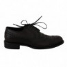 Scarpe eleganti Oxford con punta alare in pelle nera - EU40/US7