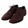 Scarpe formali derby in pelle rossa bordeaux - EU40/US7